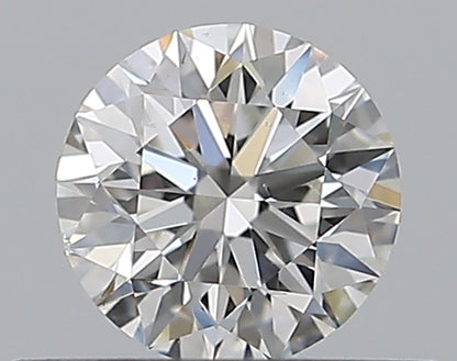 0.38CT ROUND SI1 F WH