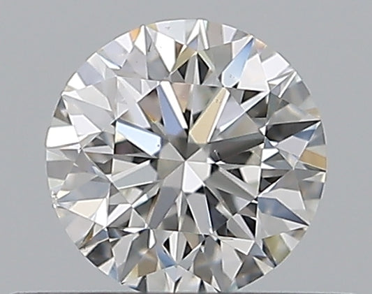 0.38CT ROUND SI1 F WH