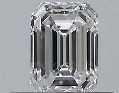0.31CT EMERALD SI2 D WH