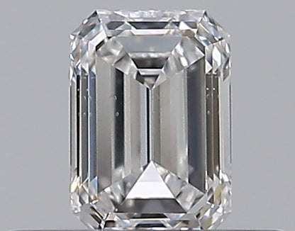0.30CT EMERALD SI1 E WH