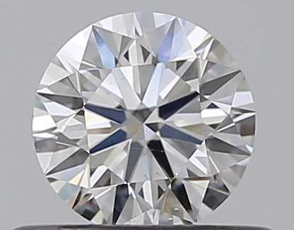 0.38CT ROUND SI1 F WH
