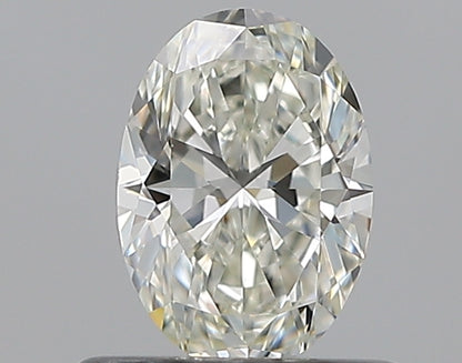 0.50CT OVAL VVS2 J WH