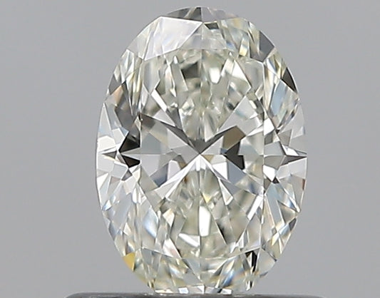 0.50CT OVAL VVS2 J WH