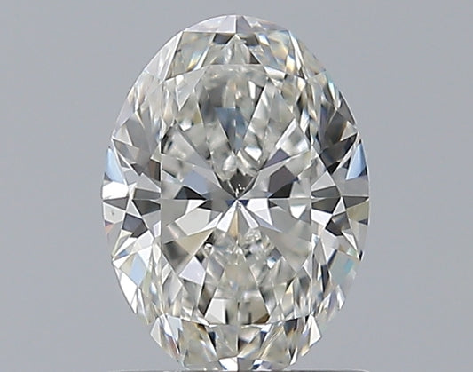 0.90CT OVAL SI1 G WH