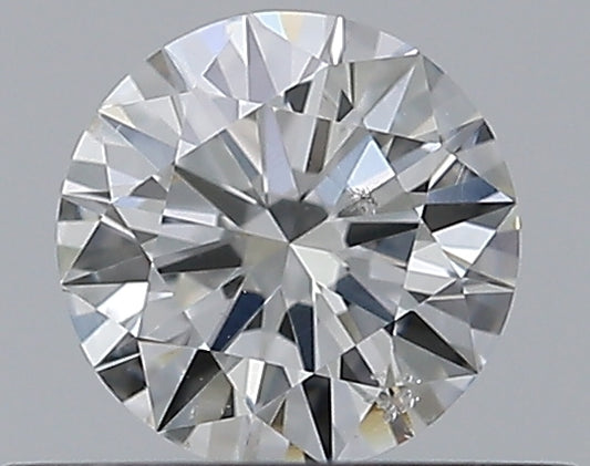 0.37CT ROUND SI2 F WH