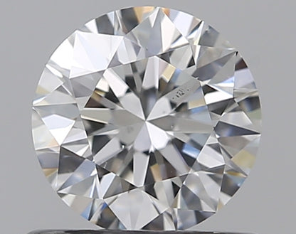 0.61CT ROUND SI1 F WH