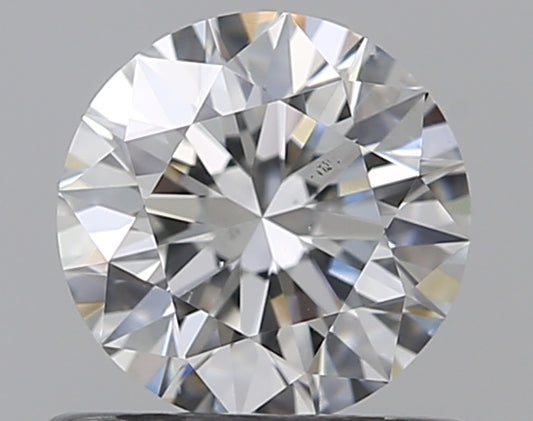 0.61CT ROUND SI1 F WH