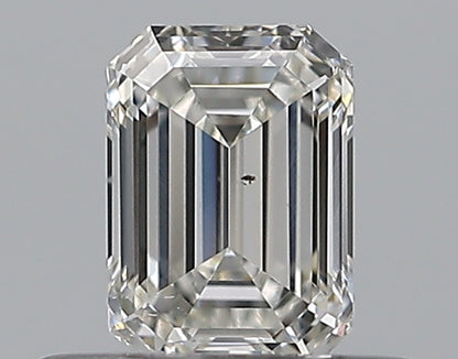 0.36CT EMERALD SI1 G WH