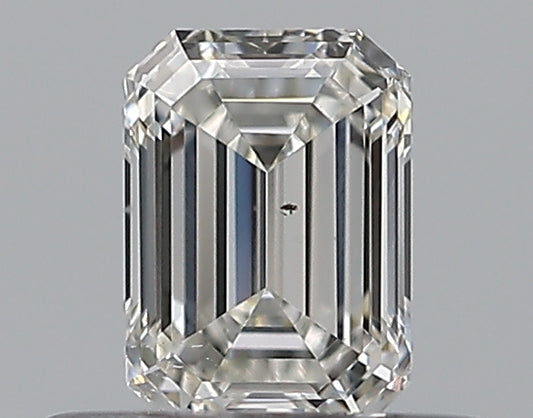 0.36CT EMERALD SI1 G WH