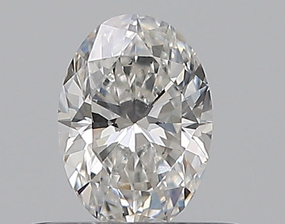 0.37CT OVAL SI1 F WH