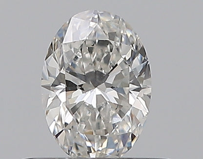 0.37CT OVAL SI1 F WH