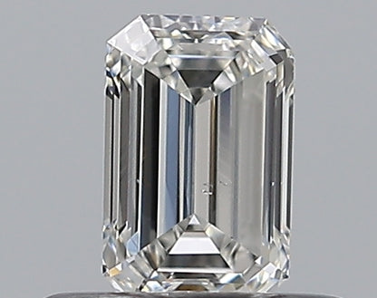 0.39CT EMERALD SI1 G WH