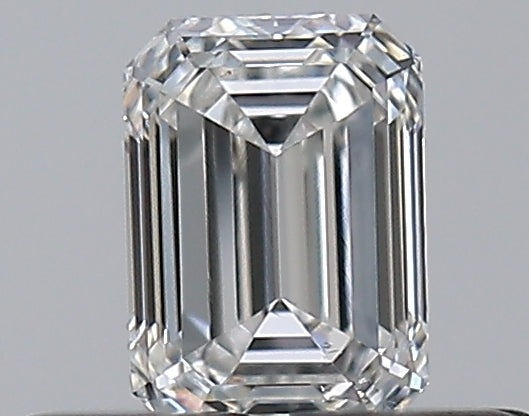 0.30CT EMERALD SI1 F WH