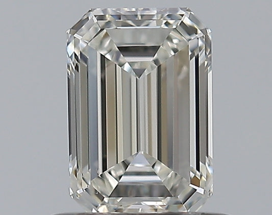 0.70CT EMERALD SI1 H WH