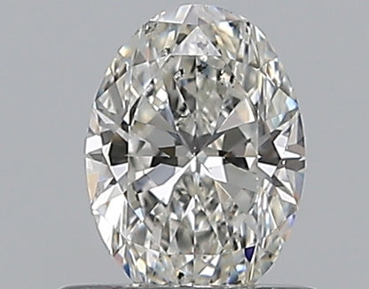 0.50CT OVAL SI2 G WH