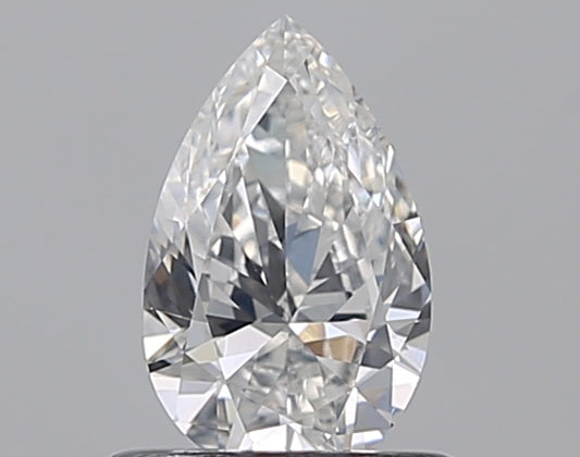 0.59CT PEAR SI1 F WH