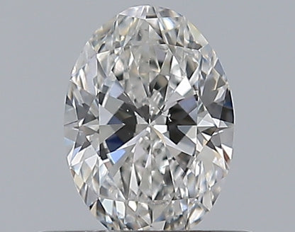 0.45CT OVAL SI1 F WH