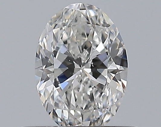 0.45CT OVAL SI1 F WH