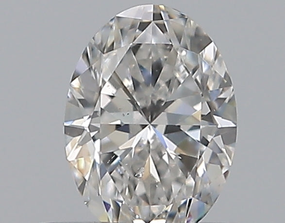 0.37CT OVAL SI1 E WH