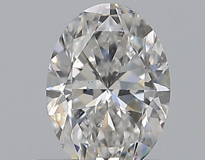 0.37CT OVAL SI1 E WH
