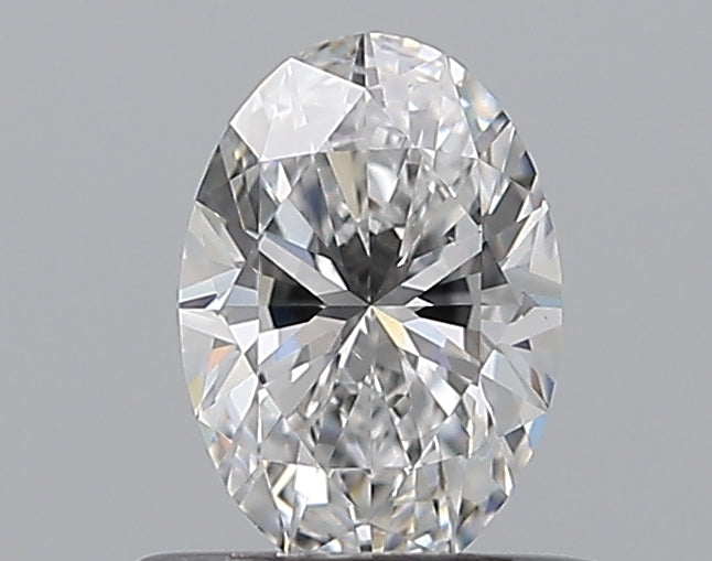 0.50CT OVAL SI1 D WH