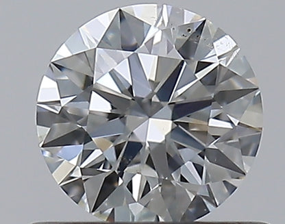 0.51CT ROUND SI1 G WH