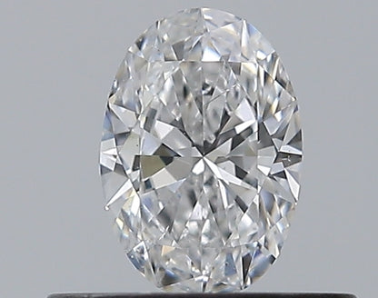0.32CT OVAL SI2 D WH