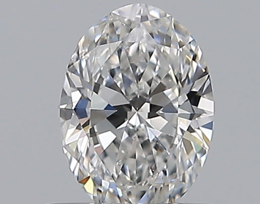 0.50CT OVAL SI2 E WH