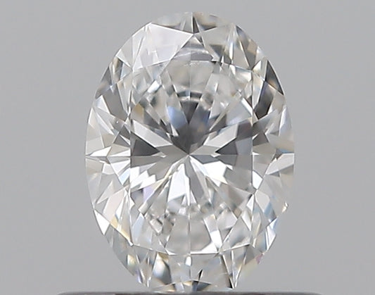 0.41CT OVAL SI1 D WH