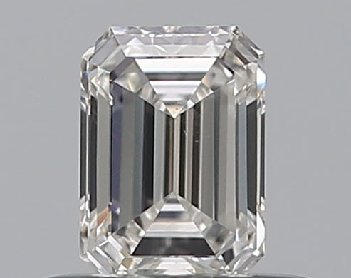 0.42CT EMERALD SI1 E WH