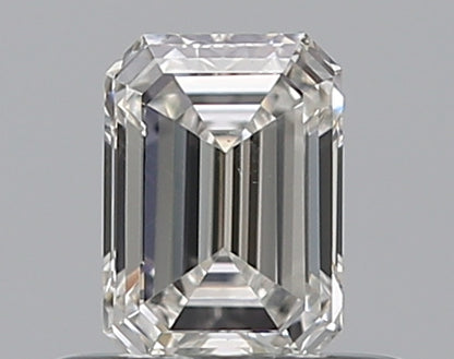 0.42CT EMERALD SI1 E WH