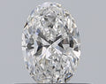 0.35CT OVAL SI1 D WH