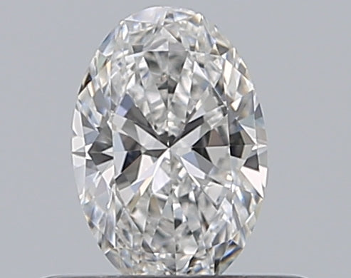 0.35CT OVAL SI1 D WH