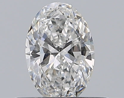 0.35CT OVAL SI1 D WH