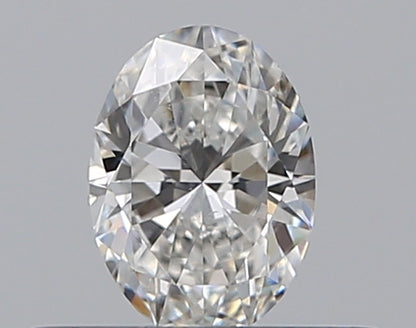 0.30CT OVAL SI1 F WH