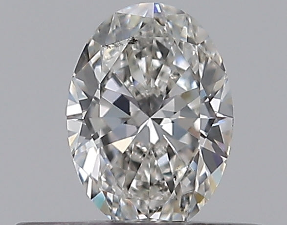 0.30CT OVAL SI1 F WH