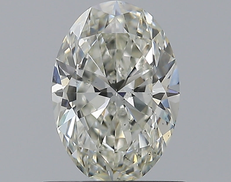 0.80CT OVAL SI1 J WH