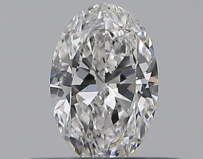 0.31CT OVAL SI1 D WH