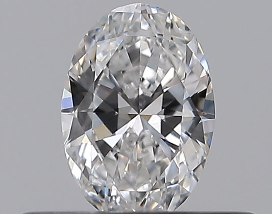 0.30CT OVAL SI1 D WH