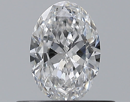0.40CT OVAL SI1 D WH