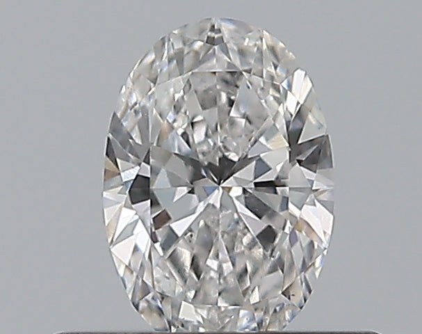 0.33CT OVAL SI1 D WH