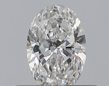 0.33CT OVAL SI1 D WH