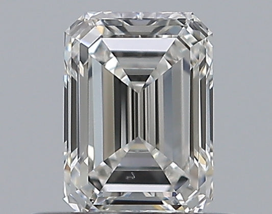 0.50CT EMERALD SI1 F WH