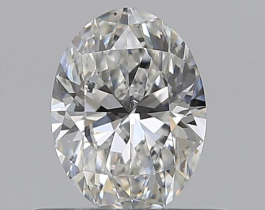 0.40CT OVAL SI2 G WH