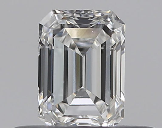 0.31CT EMERALD SI1 F WH
