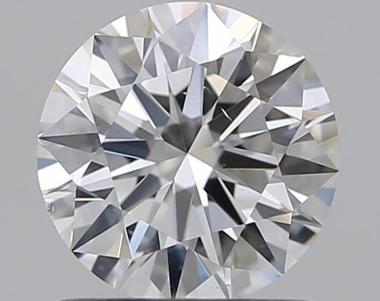 0.90CT ROUND SI1 G WH