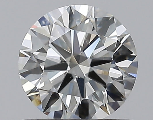 0.59CT ROUND SI1 G WH
