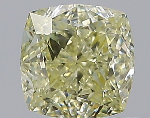 0.90CT CUSHION VS2 W-X YL