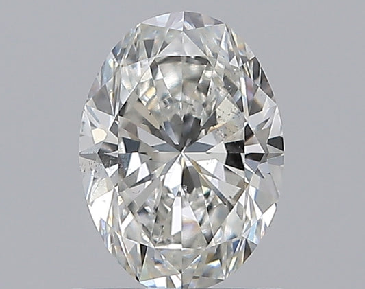 0.91CT OVAL SI1 G WH