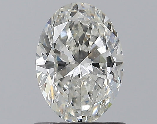 0.80CT OVAL SI2 H WH
